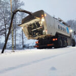 Slamsugning och renspolning vid dagvattensystem